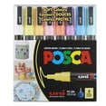 thumbnail image 1 of uni® POSCA PC-3M Water-Based Paint Markers, Reversible Fine Tip (0.9-1.3mm), Soft Colors, 8 Pack, 1 of 6