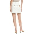 thumbnail image 3 of STAUD womens  x Wrangler The Mini Skirt, 24, White, 3 of 5
