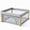 Grey, variant on Foldable Baby Playpen, 51"x51" Baby Play Yard for Babies and Toddlers,Indoor & Outdoor Fence with Breathable Mesh,White