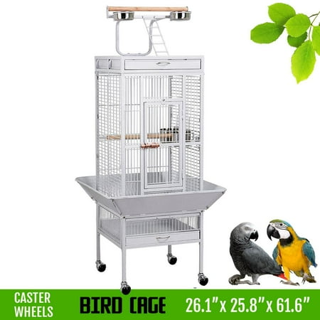 Yaheetech Pet Bird Cage Play Top Parrot Cockatiel Cockatoo Parakeet Finches