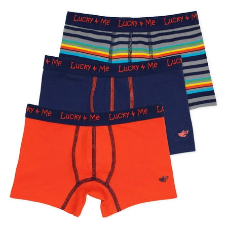 

Lucky & Me | Grayson Boys Boxer Briefs | Organic Cotton Boys Underwear | Tagless | 3 Pack