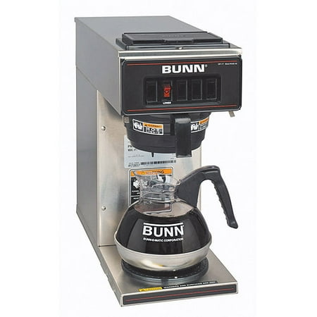 BUNN VP17-1, 12 Cup Commercial Coffee Brewer, 1 Warmer, Stainless Steel, 13300.0001