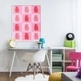 thumbnail image 3 of Stupell Industries Contemporary Pink & Red Candy Bears White Framed Giclee Art, 24 x 30, by LISH Creative, 3 of 8
