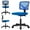 Blue, variant on EBQOSK Armless Drafting Chair Basics Rolling Desk Chair, Ergonomic Desk Chairs, Rolling Bar Stools Chairs Breathable Mesh for Home Bedroom Study Student Height Adjustable Yellow