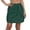 Blackish Green, variant on Women's Solid Color High Waist Cargo Mini Skirt, A Line Drawstring Waist Multi Pocket Skirt for Women, Trendy Summer 2026 Hiking Outdoor Short Cargo Skirt with Pockets Black S