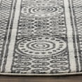 thumbnail image 4 of SAFAVIEH Evoke Keisha Abstract Aztec Area Rug, Ivory/Grey, 6'7" x 6'7" Round, 4 of 7
