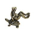 thumbnail image 3 of Estatua de latón,Linda estatua de rana y tortuga de latón,miniaturas,Modelo,figura de acción,regalo,accesorios de figuras de metal,regalo,Escultura de escritorio para oficina en casa,adorno, 3 of 8