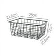 Bdday Storage Cabinet Iron Wire Storage Basket Organizer Bath/Kitchen ...