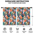 thumbnail image 2 of Blackout Kids Curtains,Pioneer Flower Floral Print Pattern Childrens Insulated Curtains Set Of 2,Bedroom Essentials,Toddler Room Decor 42"x54", 2 of 5
