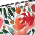 thumbnail image 3 of Pioneer Flower Floral Print Pattern Shower Curtain 72"x72" ,Bathroom Decorative Shower Curtains Set with 12 Hooks,Modern Waterproof Washable Shower Curtain, 3 of 6