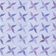 thumbnail image 1 of Ahgly Company Indoor Square Patterned Lavender Blue Area Rugs, 6' Square, 1 of 6