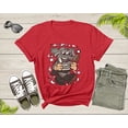 thumbnail image 2 of Superhero Elephant with Sunglasses Walking Eating Ice Cream T-Shirt Elephant Lover Gift T Shirt for Men Women Kids Boys Girls Teens Tshirt, 2 of 8