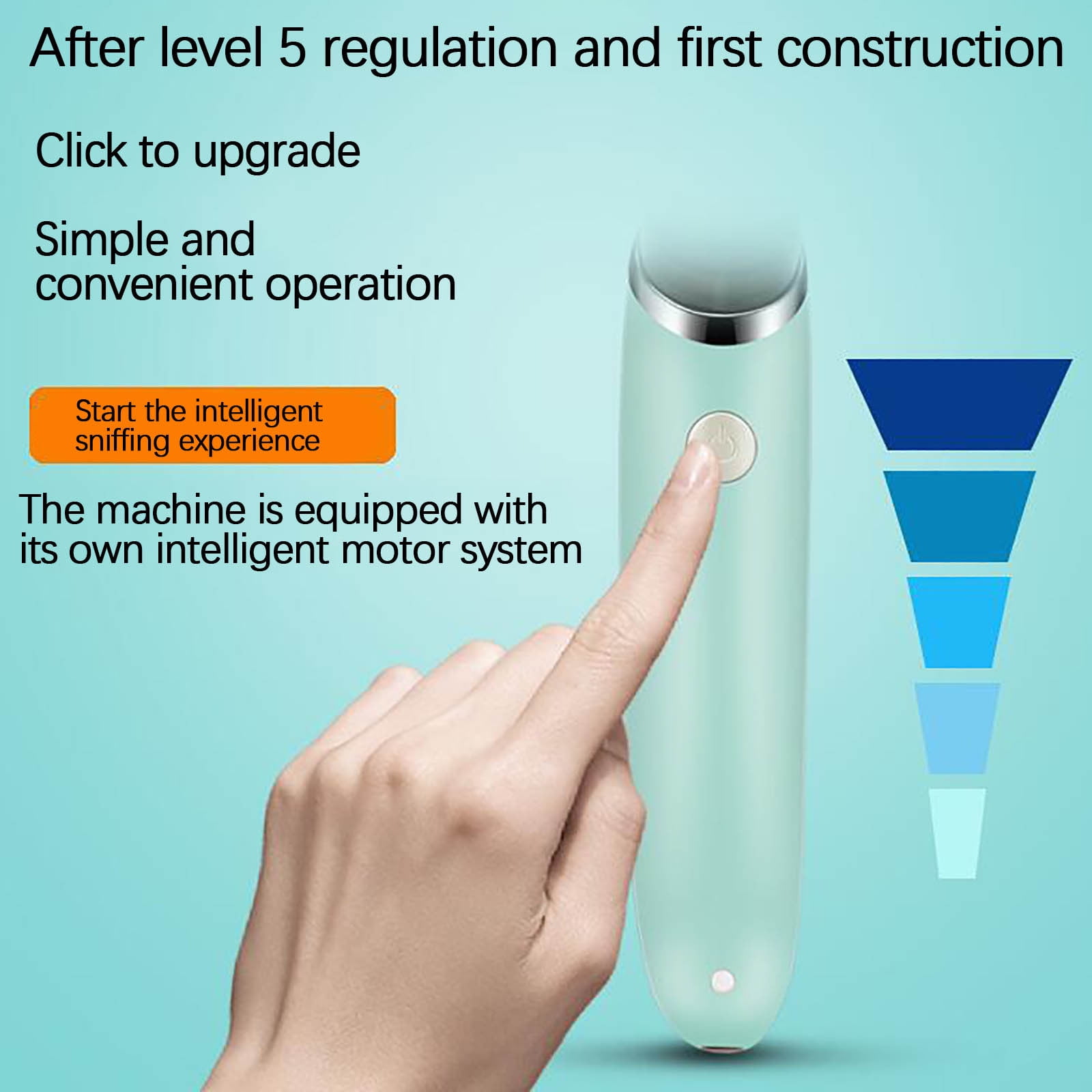 RuiJiao Baby Electric Nasal Aspirator,BPA-Free ABS+ Safe Snot Cleaner with USB Recharge, 2 Soft Nozzles for Newborns and Toddlers, Auto Shut-Off