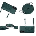 thumbnail image 4 of Nalacover Crossbody Wallet Case for Samsung S23 Plus RFID Blocking Card Slot Holder, Magnetic Flip Folio Purse Case, PU Leather Envelope Design Handbag Women Girls for Samsung Galaxy S23 Plus,green, 4 of 10