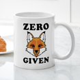 thumbnail image 3 of CafePress - Zero Fox Given - 11 oz Ceramic Mug - Novelty Coffee Tea Cup, 3 of 4