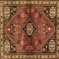 thumbnail image 1 of Ahgly Company Indoor Square Persian Brown Traditional Area Rugs, 5' Square, 1 of 4