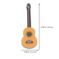 thumbnail image 4 of CIMAXIC 3Pcs Guitar Model Decoration Pine Mini Wooden Guitar For Home,2.56"X0.87"X0.2", 4 of 5