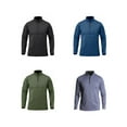 thumbnail image 2 of Qarigey Jersey de media cremallera para hombre, camiseta cálida de manga larga transpirable de Color sólido para niños, ropa interior térmica Camisetas Verde XXL Qarigey AP013080-15, 2 of 6
