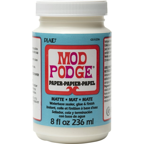Mod Podge WMCS11236 Paper Sealer, Glue, and Finish, Matte Finish, Clear