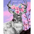 thumbnail image 1 of DIY diamante pintura ciervos cuadrado completo diamante mosaico pared Likrtyny Arte deco, 1 of 9