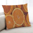 thumbnail image 1 of Ahgly Company Color Focus Orange Oreiller Intérieur 18 Pouces par 18 Pouces, 1 of 6