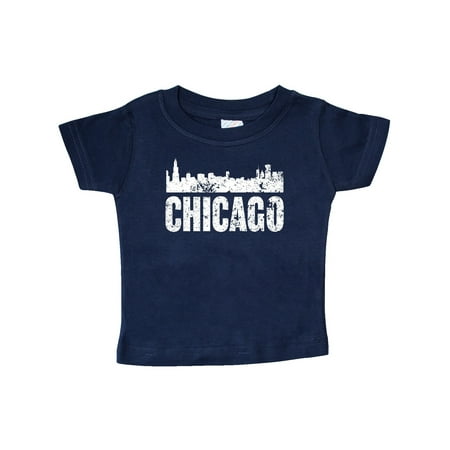 

Inktastic Chicago Skyline Grunge Gift Baby Boy or Baby Girl T-Shirt