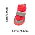 thumbnail image 3 of Breathable Mesh Dog Boots 4 Pcs Reflective Pet Paw Protector Shoes Adjustable Strap Antiâ HeatâResistant Puppy Booties for Hot Pavement Night Walking Camping Travel, 3 of 8