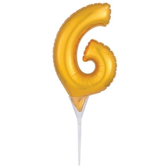 Decopac Numeral Gold 6 Anagram