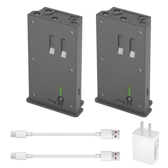 2-Pack 6000mAh USB Rechargeable Batteries For Reveal Hunting Trail Cameras (X, X Pro, XB Gen 2.0)