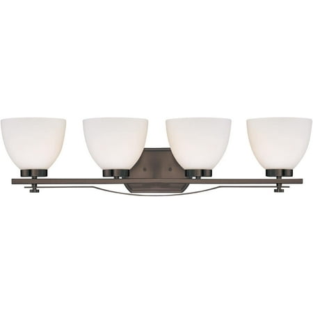 

ZXNYH Lighting 60/5116 Bentley Three Light Pendant 60 Watt A19 Max. Frosted Glass Hazel Bronze Fixture