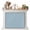 Blue, variant on Sage Green Magnetic Fireplace Cover, Fireplace Draft Blocker, Farmhouse Sage Green Decor Fireplaces Blanket for Heat Loss/Cold Air, Fireplaces Draft Stopper Cover for Inside 36"x27"