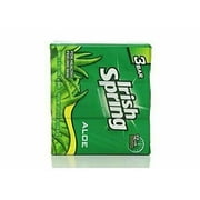 Irish Spring Aloe Bar Deodorant Soap, Healthy Feeling Skin, Unisex, 3 Ct