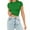 AG, variant on Green Women's Spring Summer Tops 2024, Cotton Women's Novelty T-Shirts, Lightweight Button Down Shirt Women, Womens Fashion Summer Short Sleeve Cute Crop Tops Casual Basic Crewneck Slim Fit T Shirts