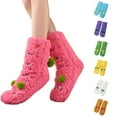 thumbnail image 4 of Holloyiver Fluffy Socks Womens Fuzzy Socks, Cute Cozy Winter Sleep Sock for Women, Girls, Kids, Warm Microfiber Soft Sock, 4 of 4