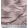 thumbnail image 1 of Soimoi Pink Poly Georgette Fabric Artistic Geometric Decor Fabric Printed Yard 52 Inch Wide, 1 of 5