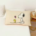 thumbnail image 4 of Funda de almohada de una sola cara con dibujos animados de Snoopy, Woodstock y Charlie Brown, ropa de cama creativa para estudiantes y niños al por mayor, 4 of 5
