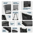 thumbnail image 4 of Folding Reclining Stadium Seats with Back Support, 4 of 7