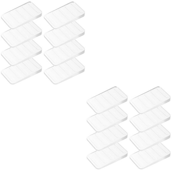 16 Pcs Block Furniture Spacers Fish Tank Accessories Plastic Toilet Shims Office Desk Accessories Door Shims