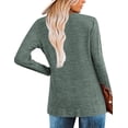 thumbnail image 7 of Zeagoo Womens Trendy Pullover Tops Long Sleeve Tunic Shirts V Neck Womens Fall Tunic Tops for Women 2025 Casual Blouse Sweatershirts, 7 of 7