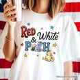 thumbnail image 2 of Patriotic 4th of July Red White & Proud T-Shirt, 1926 A.A. Milne Cute Winnie-the-Pooh USA Tee, 2 of 6