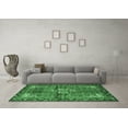 thumbnail image 3 of Ahgly Company Indoor Square Persian Emerald Green Traditional Area Rugs, 5' Square, 3 of 4