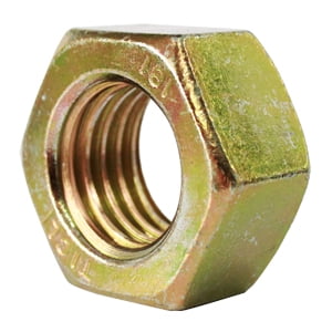 

M12-1.75 Hex Nuts Zinc Yellow DIN 934 Metric Class 8 (metric) (Quantity: 1000)