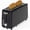 Obsidian, variant on 2 Slice Stainless Steel Long Slot Toaster, 6 Shade Settings, 10" Slot for Bagels & Bread, Defrost Cancel Function, Removable Crumb Tray,Pink