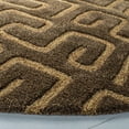 thumbnail image 5 of SAFAVIEH Soho Benson Geometric Wool Runner Rug, Brown/Gold, 2'6" x 12', 5 of 7