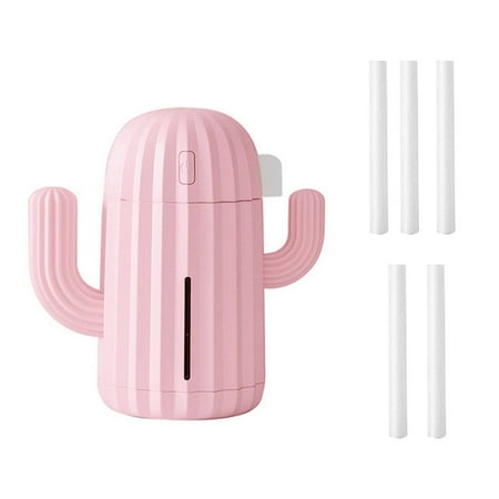 

1 Piece Mini Cactus Humidifier with LED Light