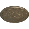 thumbnail image 3 of Ekena Millwork 27 1/8"OD x 2 5/8"P Artis Ceiling Medallion, Hand-Painted Warm Silver, 3 of 5