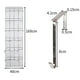thumbnail image 4 of Fiudx Organizador de Zapatos para Puerta, 24 Bolsillos, Diseño Compacto, Nailon Resistente, Fácil de Instalar, 48 X 168 Cm., 4 of 7