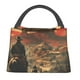 thumbnail image 1 of Fotbe 1860s Style American Cowboy Bolsa Térmica Portátil con Estampado, Bolsa de Entrega de Alimentos Aislada, Bolsa Reutilizable de Gran Capacidad para Comidas y Supermercado, 1 of 6