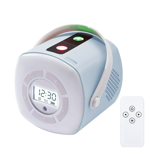 Starry sky projection night light with digital music alarm clock starry sky ceiling night light projector with remote control 24 groups of patterns suitable for children and babies