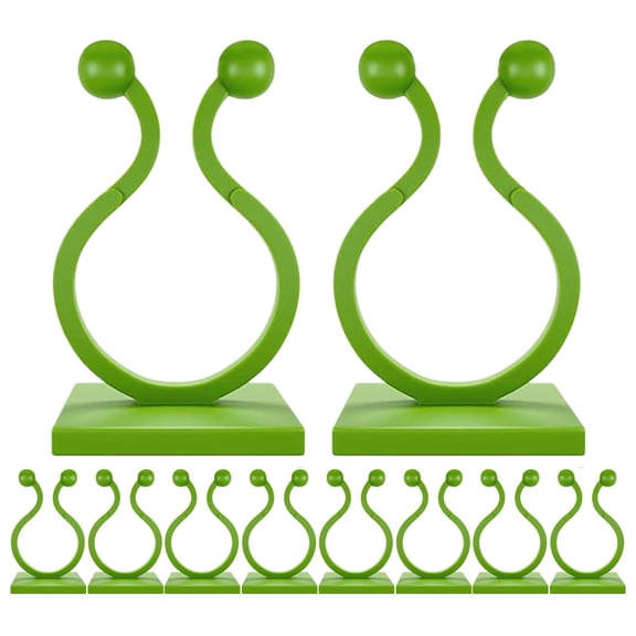 Plant Climbing Wall Clips, 10 Pcs Plant Wall Clips for Climbing Plants, Plant Climber Support, Vine Clips for Indoor Plants, Cable Management & Plant Holder, Invisible Plant Support for Gardeners